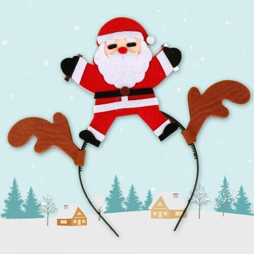 (MS) 달려라 루돌프 산타 머리띠