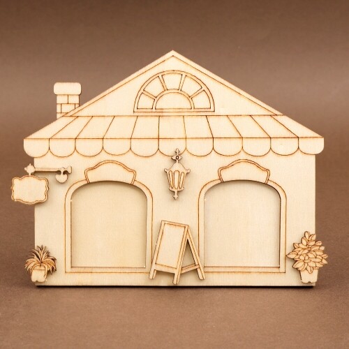 우드 꽃집 창문 하우스 스탠드 액자