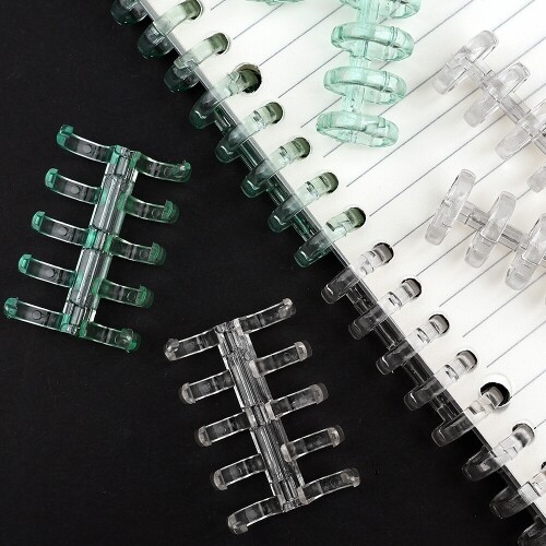 5개입 투명 다이어리 바인더 5칸 클릭 루즈링