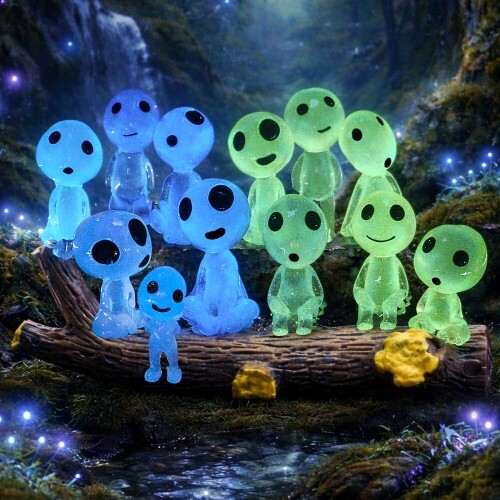 10개입 미니어처 야광 코다마 정령
