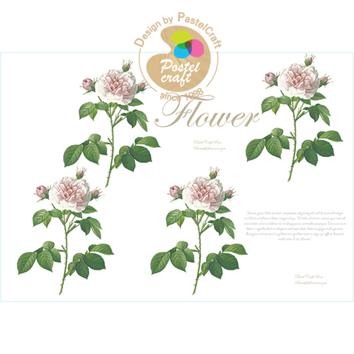 401 수제냅킨 flower 1-19 A4