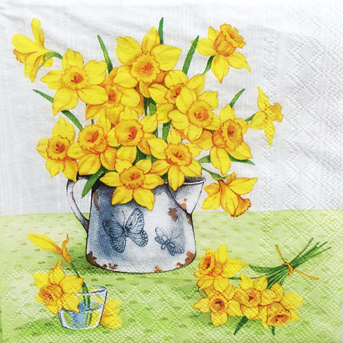 냅킨아트 13308565 NARCISSUS 냅킨20매 33x33cm 0991