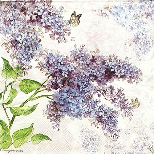 냅킨아트 13309380 Lilac 냅킨20매 33x33cm 1072