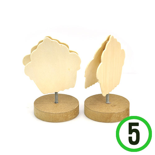 머핀 탁상 스프링 집게 8x13cm 5개입