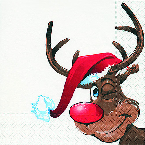 냅킨아트 LC0275 Rudolph 냅킨20매 33x33cm 0692