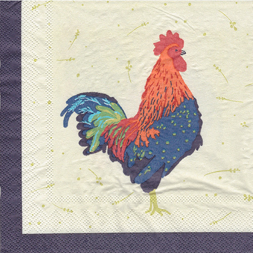 냅킨아트 4ROO20 ROOSTER 냅킨20매 33x33cm 0011