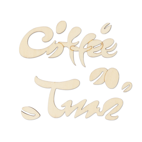 글씨 커피 알갱이 coffee time A