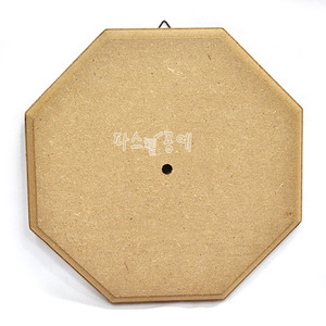 스컬프쳐 페인팅 팔각 시계판 26x26cm 두께 18mm