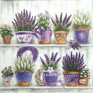 냅킨아트 13308495 Lavender Range 냅킨20매 33x33cm 1030