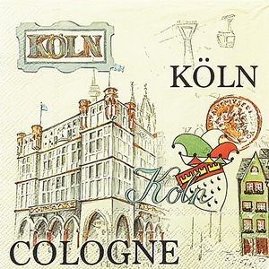 냅킨아트 740800 stadt koln 냅킨20매 33x33cm 1447